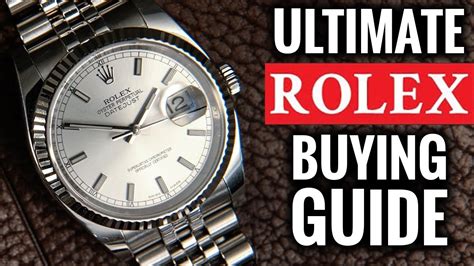 ultimate rolex buying guide|different rolex models for beginners.